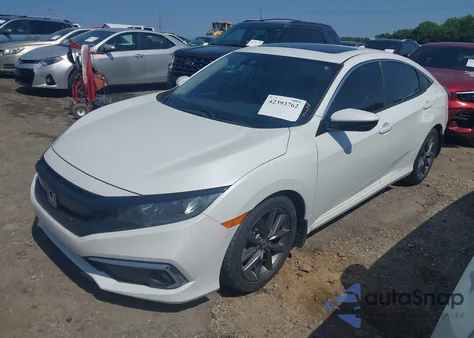2020 Honda Civic Ex-L из США, поврежденный, VIN 19XFC1F76LE022608